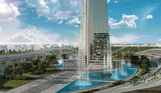 Illustration for article titled Someone wants to build a futuristic version of Sauron's tower in Africa